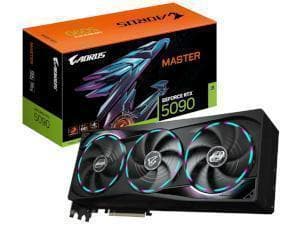 GIGABYTE NVIDIA GeForce RTX 5090 Aorus Master 32GB GDDR7 Graphics Card - RTX%205090 graphics card from Novatech