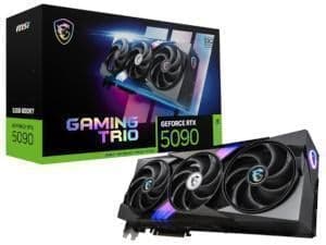 MSI NVIDIA GeForce RTX 5090 Gaming Trio OC 32GB GDDR7 Graphics Card - RTX%205090 graphics card from Novatech