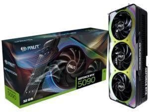 PALiT NVIDIA GeForce RTX 5090 GAMEROCK 32GB GDDR7 Graphics Card - RTX%205090 graphics card from Novatech