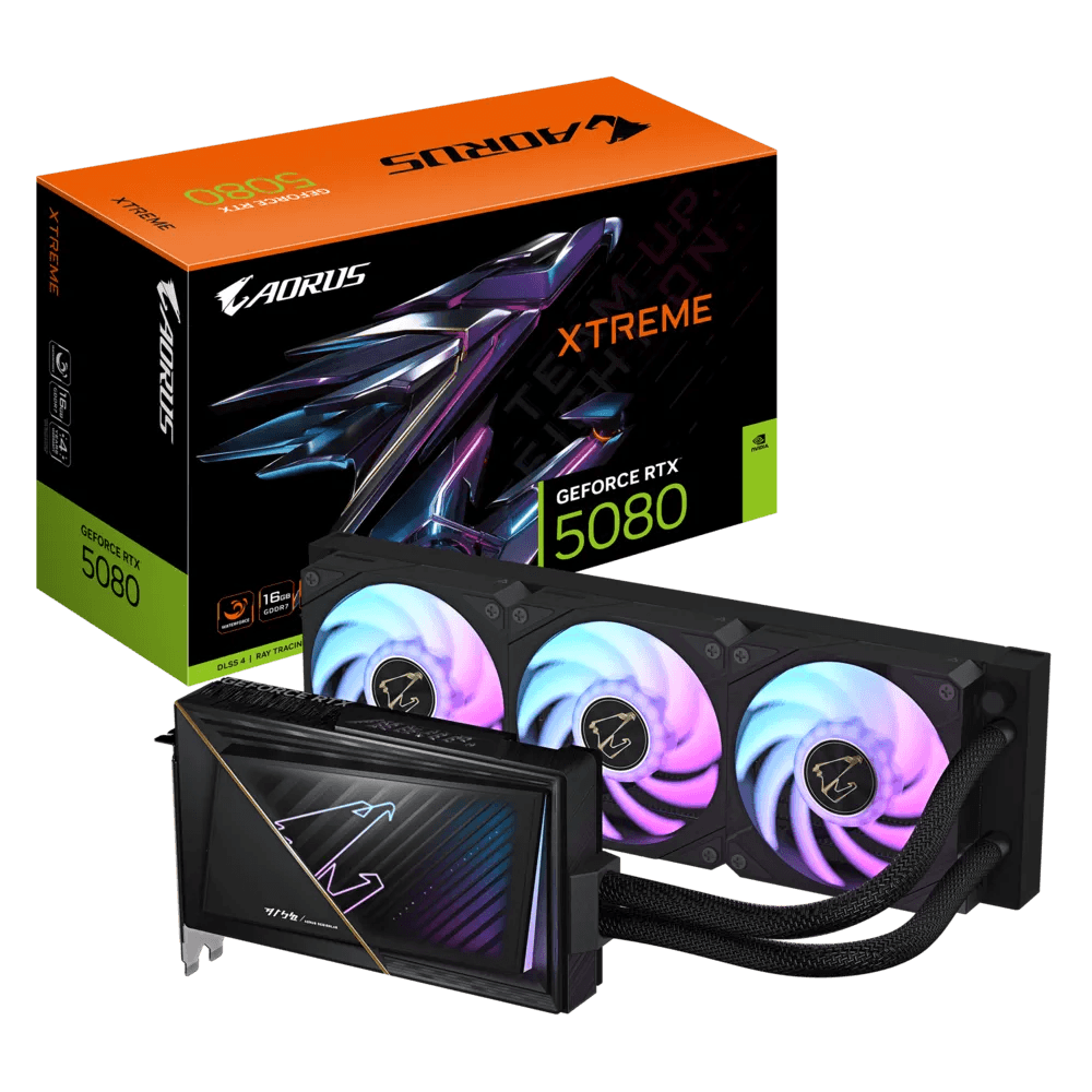 Gigabyte GeForce RTX 5080 Aorus Xtreme Waterforce 16GB GDDR7 PCI-Express Grapics Card