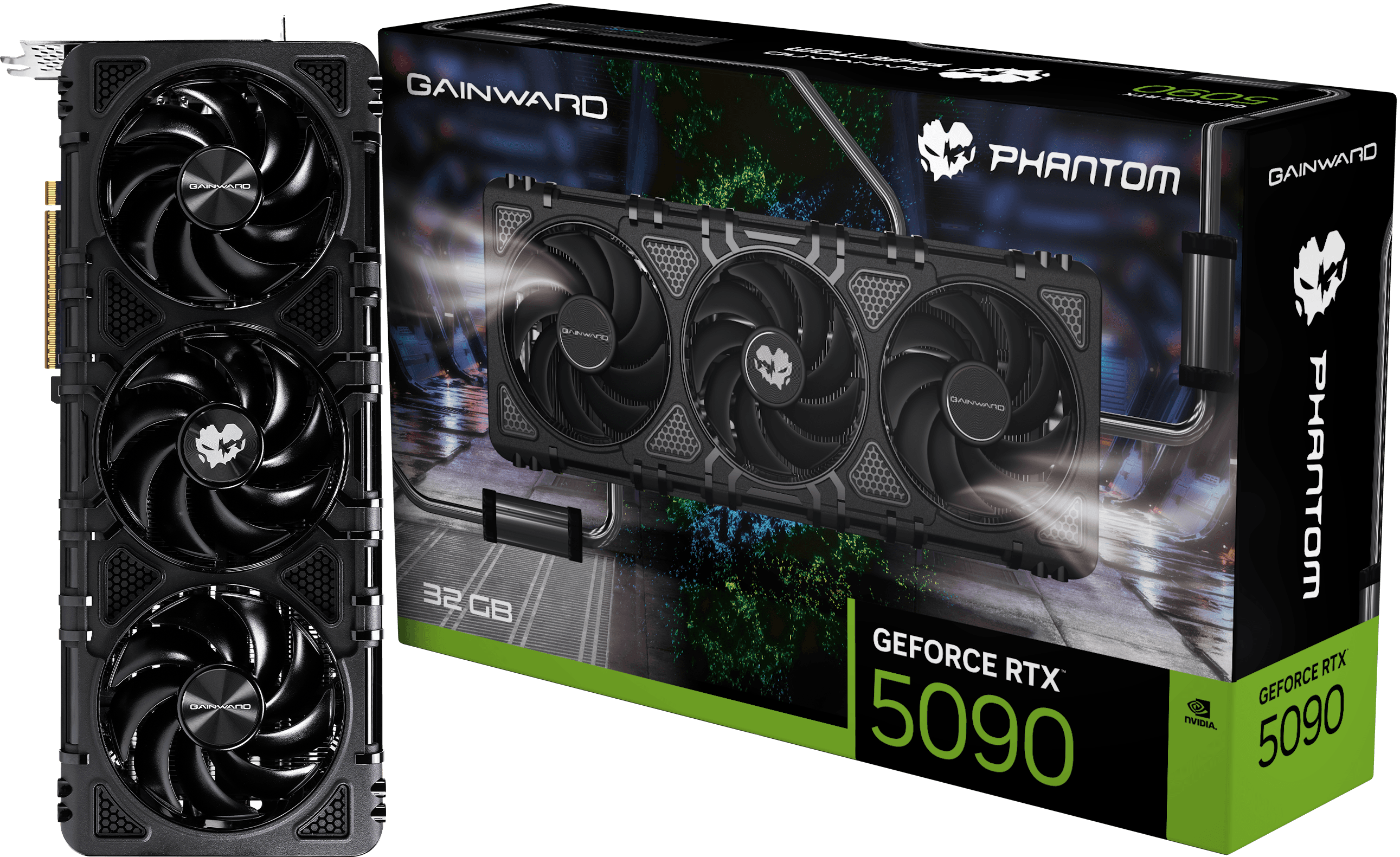 Gainward GeForce RTX 5090 Phantom 32GB GDDR7 PCI-Express Graphics Card