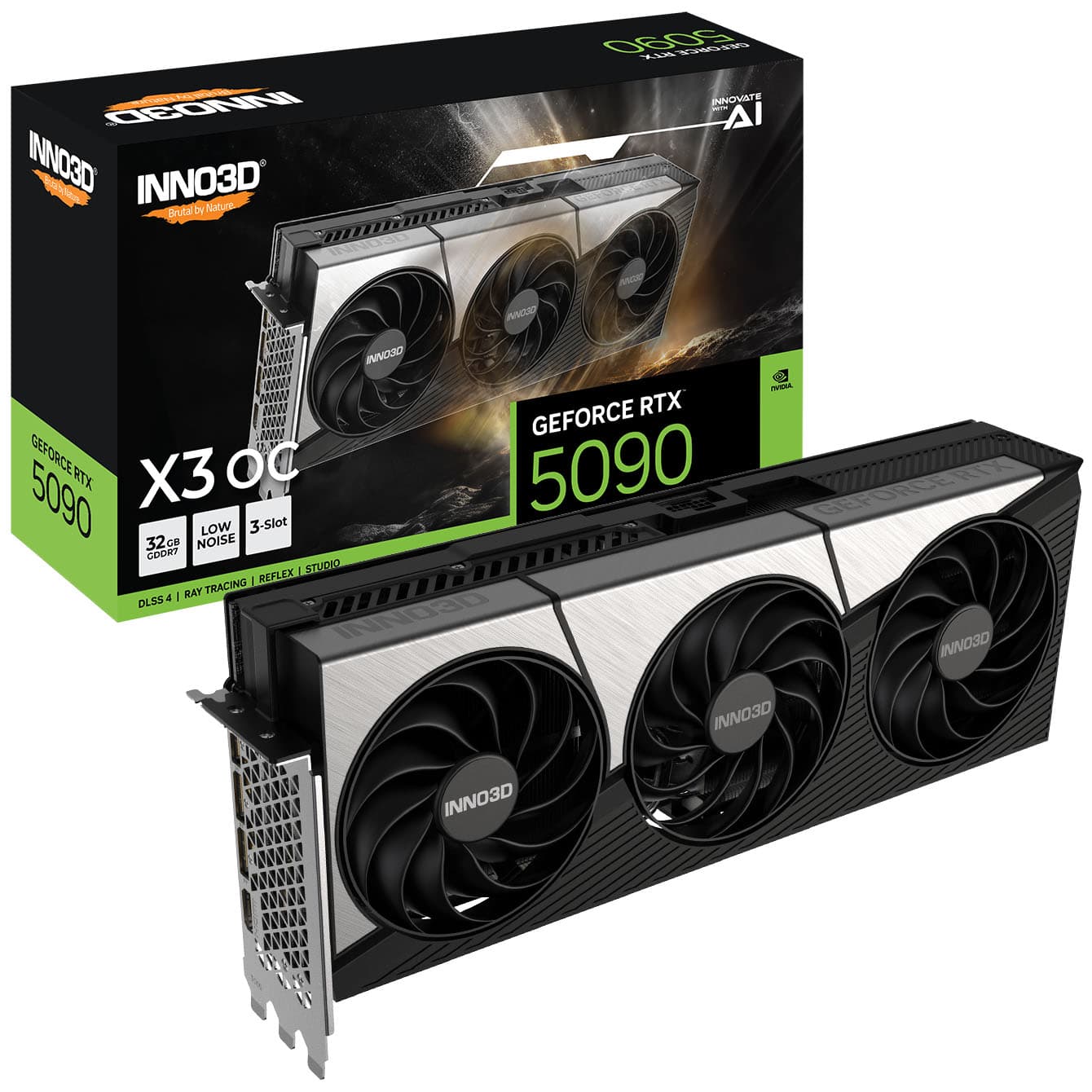 Inno3D GeForce RTX 5090 X3 OC 32GB GDDR7 PCI-Express Graphics Card