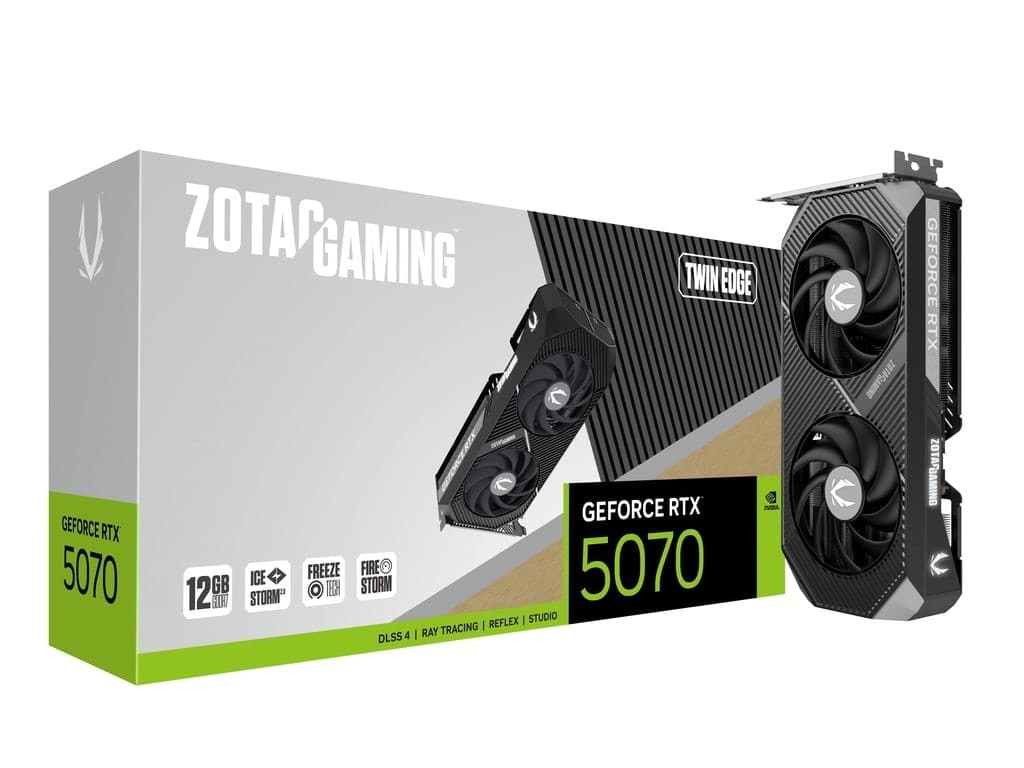 Zotac GeForce RTX 5070 Twin Edge 12GB GDDR7 PCI-Express Graphics Card
