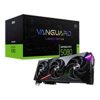 MSI NVIDIA GeForce RTX 5080 VANGUARD SOC LAUNCH ED 16GB GDDR7 Graphics Card, DLSS 4, 10752 Core, 2730 MHz Boost