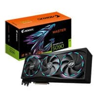 Gigabyte AORUS NVIDIA GeForce RTX 5090 MASTER 32GB GDDR7 Ray-Tracing Graphics Card, DLSS 4, 21760 Cores, 2655 MHz Clock