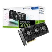 PNY NVIDIA GeForce RTX 5070 OC 12GB GDDR7 Ray-Tracing Graphics Card, DLSS 4, 6144 Cores, 2510MHz Boost