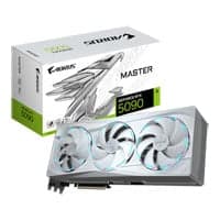 Gigabyte AORUS NVIDIA GeForce RTX 5090 MASTER ICE 32GB GDDR7 Graphics Card, DLSS 4, 21760 Cores, 2655 MHz Clock