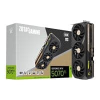 ZOTAC NVIDIA GeForce RTX 5070 Ti SOLID OC 16GB GDDR7 Ray-Tracing Graphics Card, DLSS 4, 8960 Cores, 2482 MHz Boost