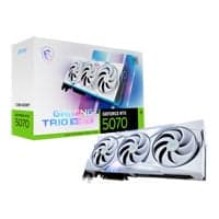 MSI NVIDIA GeForce RTX 5070 GAMING TRIO OC WHITE 12GB GDDR7 Ray-Tracing Graphics Card, DLSS 4, 6144 Core, 2610 MHz Boost