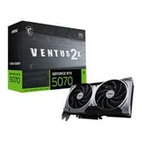 Refurbished MSI NVIDIA GeForce RTX 5070 VENTUS 2X OC 12GB GDDR7 Ray-Tracing Graphics, DLSS 4, 6144 Core, 2542 MHz Boost