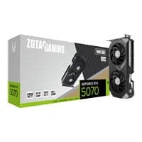 ZOTAC NVIDIA GeForce RTX 5070 Twin Edge OC 12GB GDDR7 Ray-Tracing Graphics Card, DLSS 4, 6144 Cores, 2542 MHz Boost