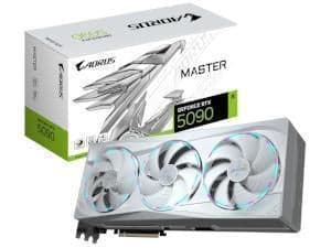 GIGABYTE NVIDIA GeForce RTX 5090 Aorus Master ICE 32GB GDDR7 Graphics Card - RTX%205090 graphics card from Novatech