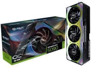 PALiT NVIDIA GeForce RTX 5090 GAMEROCK OC 32GB GDDR7 Graphics Card - RTX%205090 graphics card from Novatech