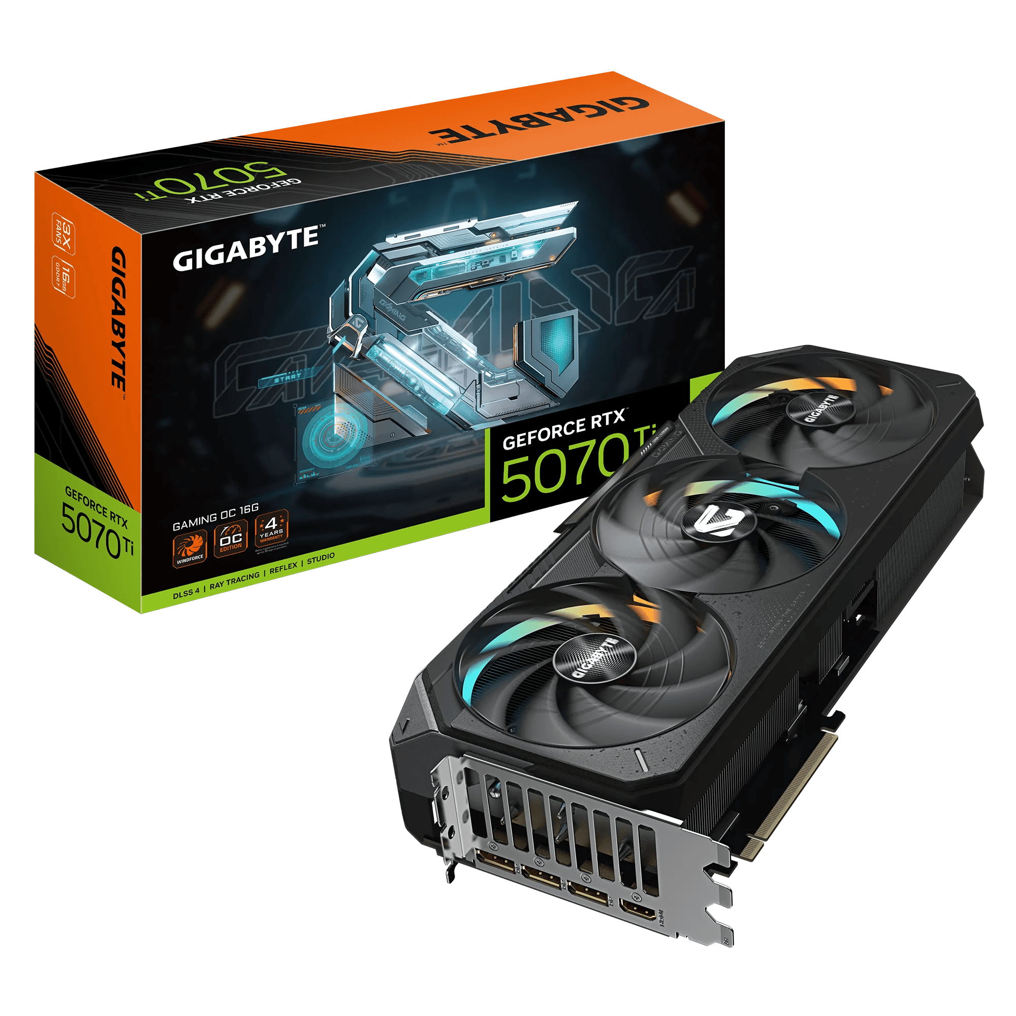Gigabyte GeForce RTX 5070 Ti Gaming OC 16GB GDDR7 PCI-Express Graphics Card