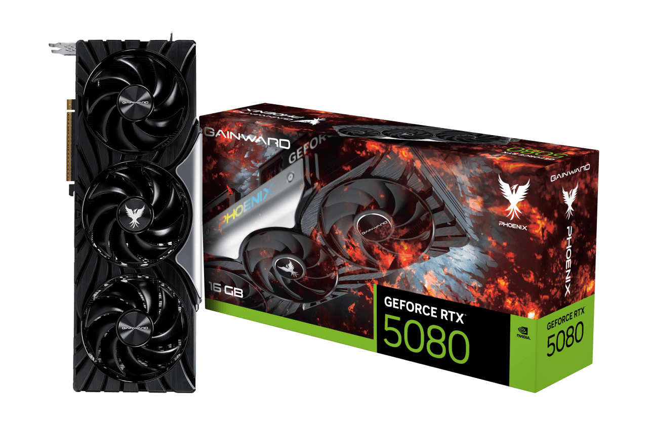 Gainward GeForce RTX 5080 Phoenix 16GB GDDR7 PCI-Express Graphics Card