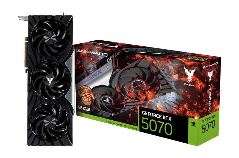 Gainward GeForce RTX 5070 Phoenix GS 12GB GDDR7 PCI-Express Graphics Card - RTX%205070 graphics card from Overclockers