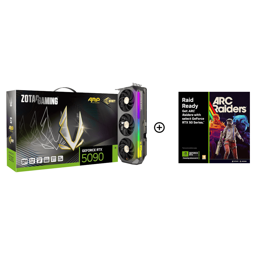 Zotac GeForce RTX 5090 AMP Extreme INFINITY 32GB GDDR7 PCI-Express Graphics Card