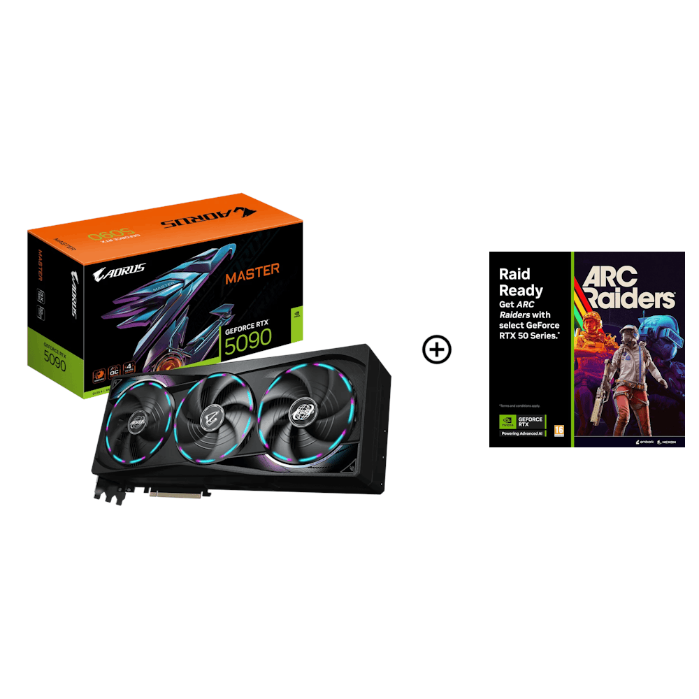 Gigabyte GeForce RTX 5090 Aorus Master 32GB GDDR7 PCI-Express Graphics Card