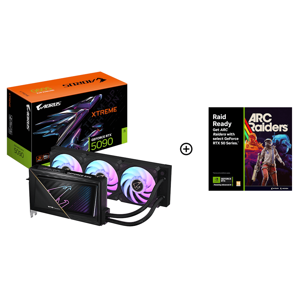 Gigabyte GeForce RTX 5090 Aorus Xtreme Waterforce 32GB GDDR7 PCI-Express Graphics Card