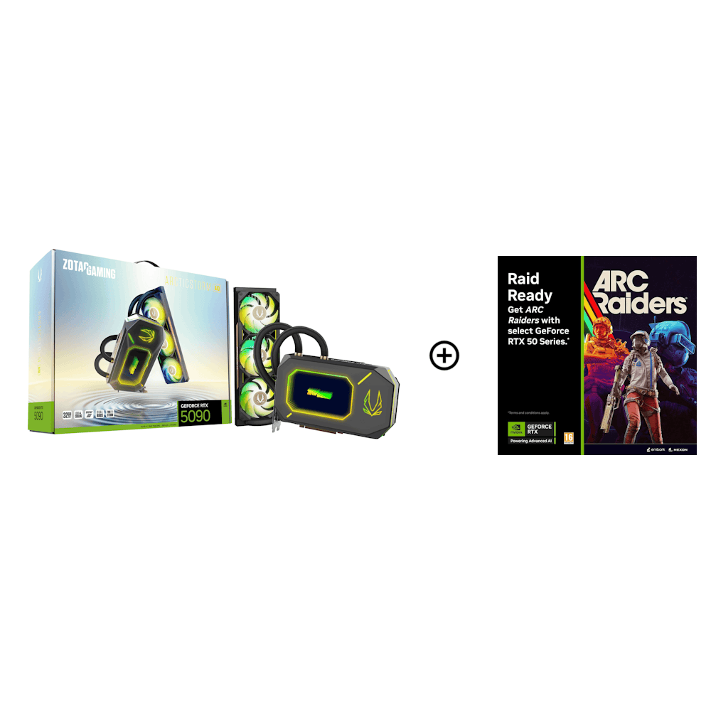 Zotac GeForce RTX 5090 ARCTICSTORM AIO 32GB GDDR7 PCI-Express Graphics Card