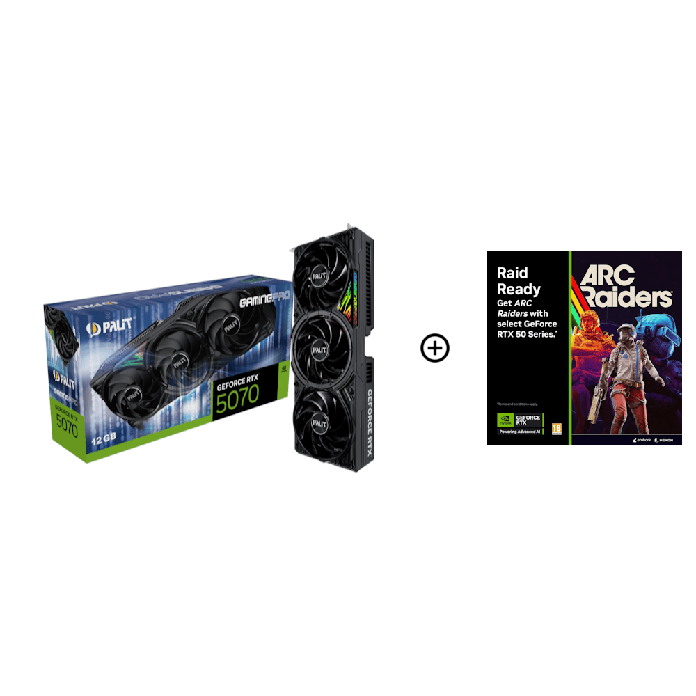 Palit GeForce RTX 5070 Gaming Pro 12GB GDDR7 PCI-Express Graphics Card
