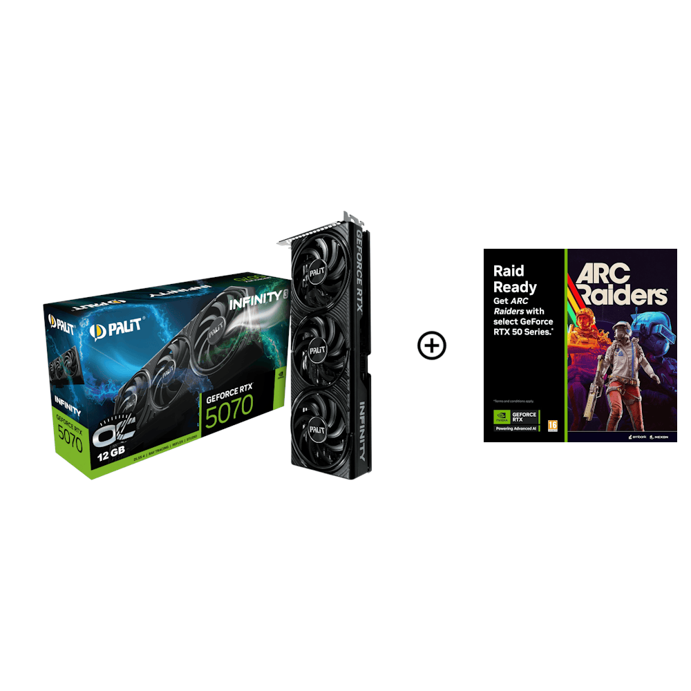 Palit GeForce RTX 5070 Infinity 3 OC SFF 12GB GDDR7 PCI-Express Graphics Card