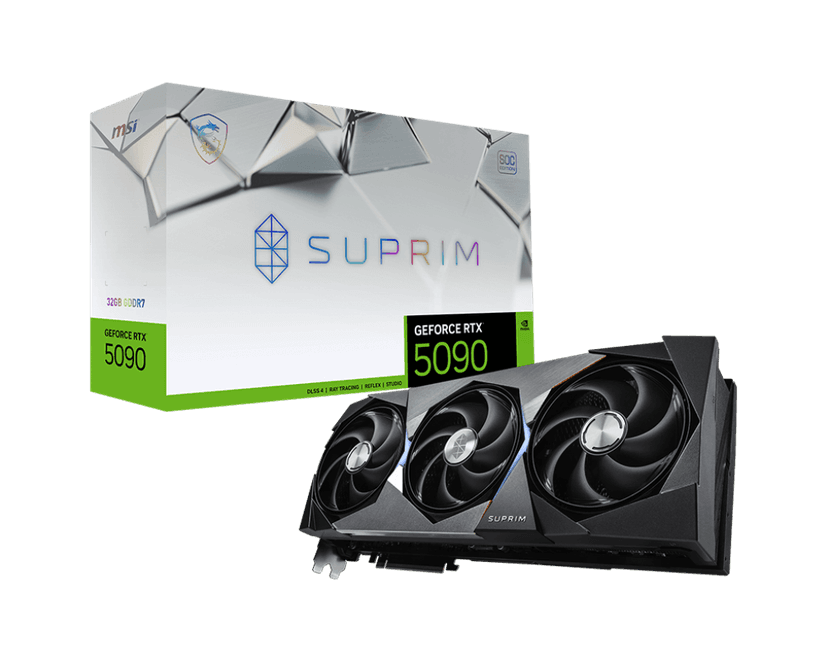MSI NVIDIA GeForce RTX 5090 32G SUPRIM SOC GDDR7 Graphics Card - RTX%205090 graphics card from Awd-it